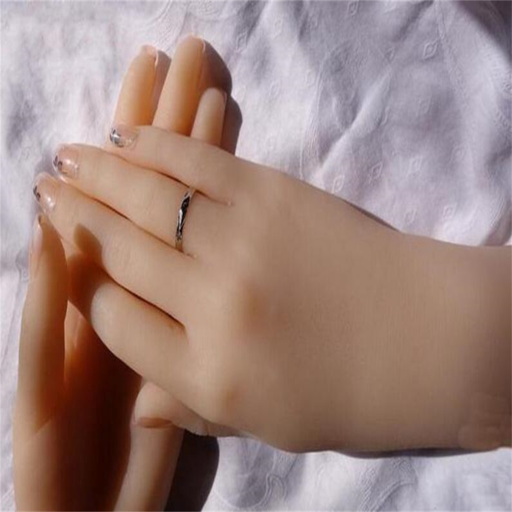 Body Jewelry Glue - หุ่นมือหญิง,Body Props,เครื่องประดับ,เล็บ,ฮาโลวีนผู้หญิงนิ้วมือ,กาวทั้งหมด,M01002M, 23 ซม.,1 คู่