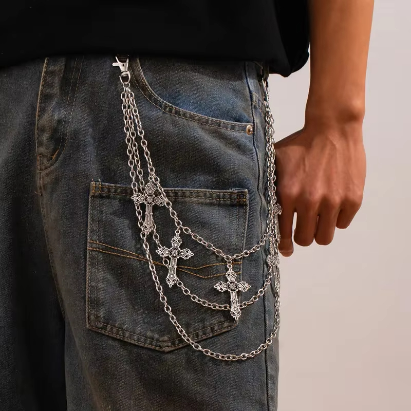 โซ่กางเกงสไตล์พังก์เมทัล แฟชั่ - Body Jewelry In Bulk บทวิจารณ์และราคา