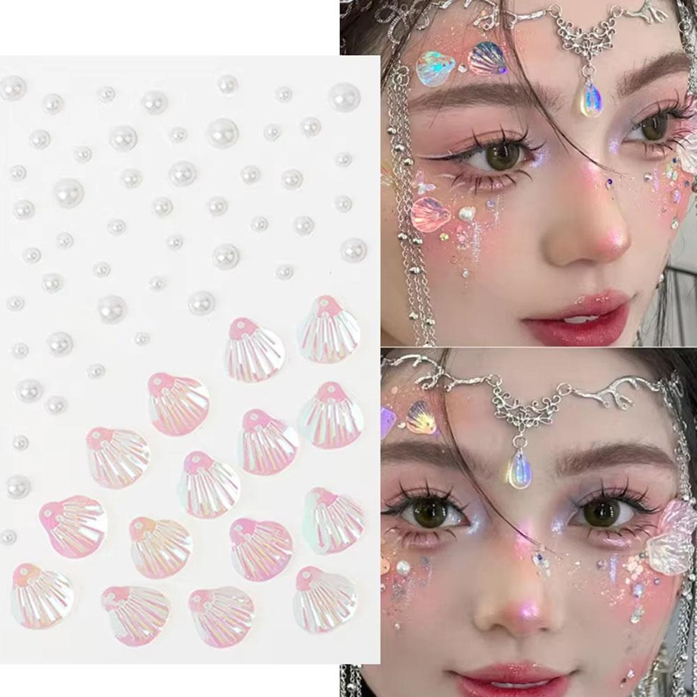 1 แผ่น Iridescent เชลล์ผสมสติก - Body Jewelry Art บทวิจารณ์และราคา