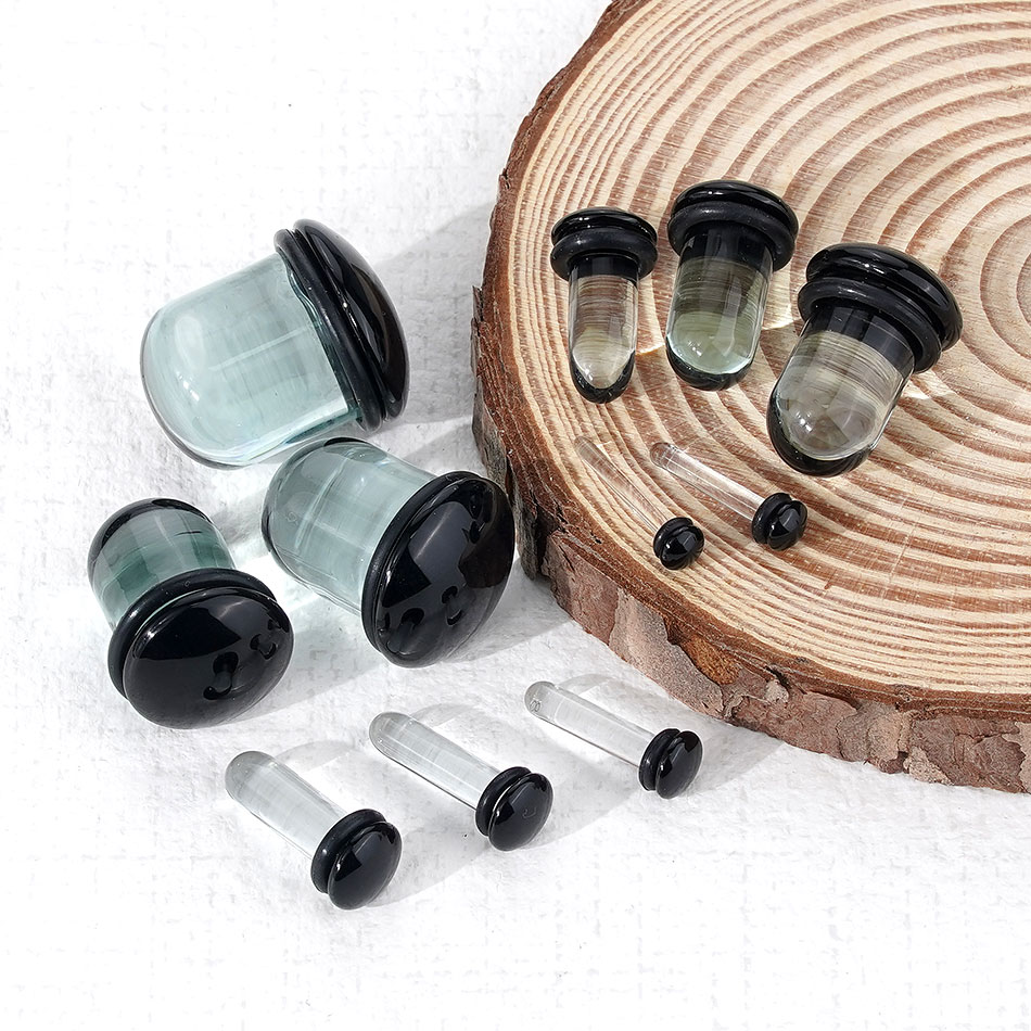2pcs แก้วหูเครื่องวัดยืดชุดสั้ - Body Jewelry Gauges บทวิจารณ์และราคา
