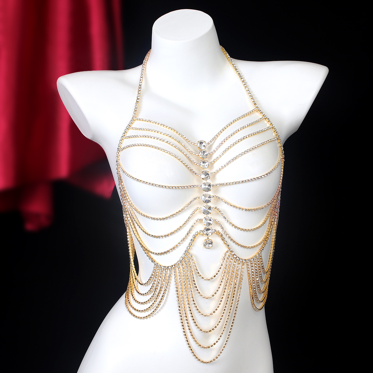 พู่ลายทางที่หรูหราสไตล์วินเทจพ - Body Jewelry Art บทวิจารณ์และราคา