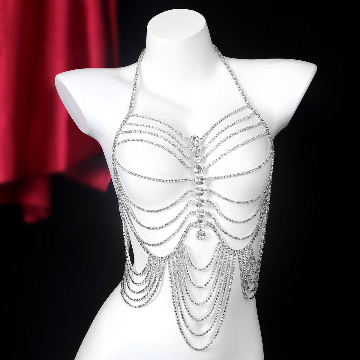 พู่ลายทางที่หรูหราสไตล์วินเทจพ - Body Jewelry Art บทวิจารณ์และราคา
