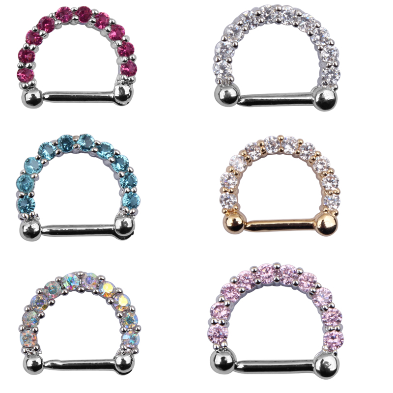 1 ชิ้น ห่วงคลิปหนีบจมูกสำหรับผ - Body Jewelry Art บทวิจารณ์และราคา
