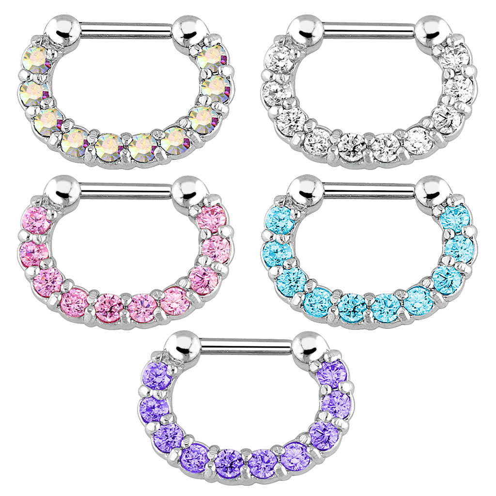 1 ชิ้น ห่วงคลิปหนีบจมูกสำหรับผ - Body Jewelry Art บทวิจารณ์และราคา