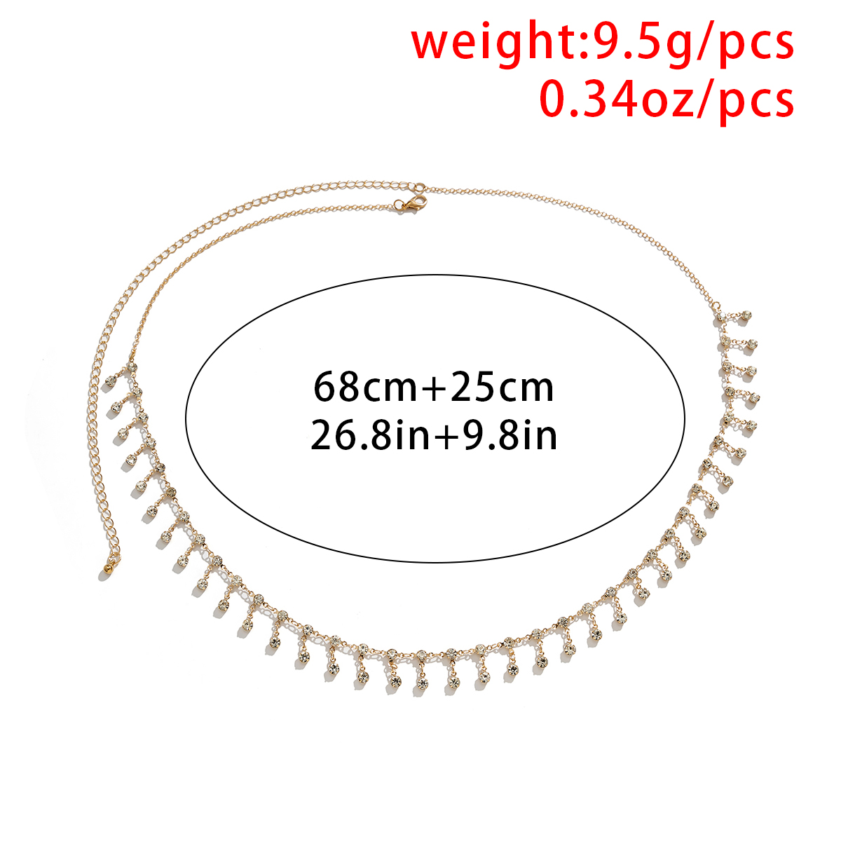 เซ็กซี่พู่เอวเข็มขัดZircon Rhi - Body Jewelry Art บทวิจารณ์และราคา