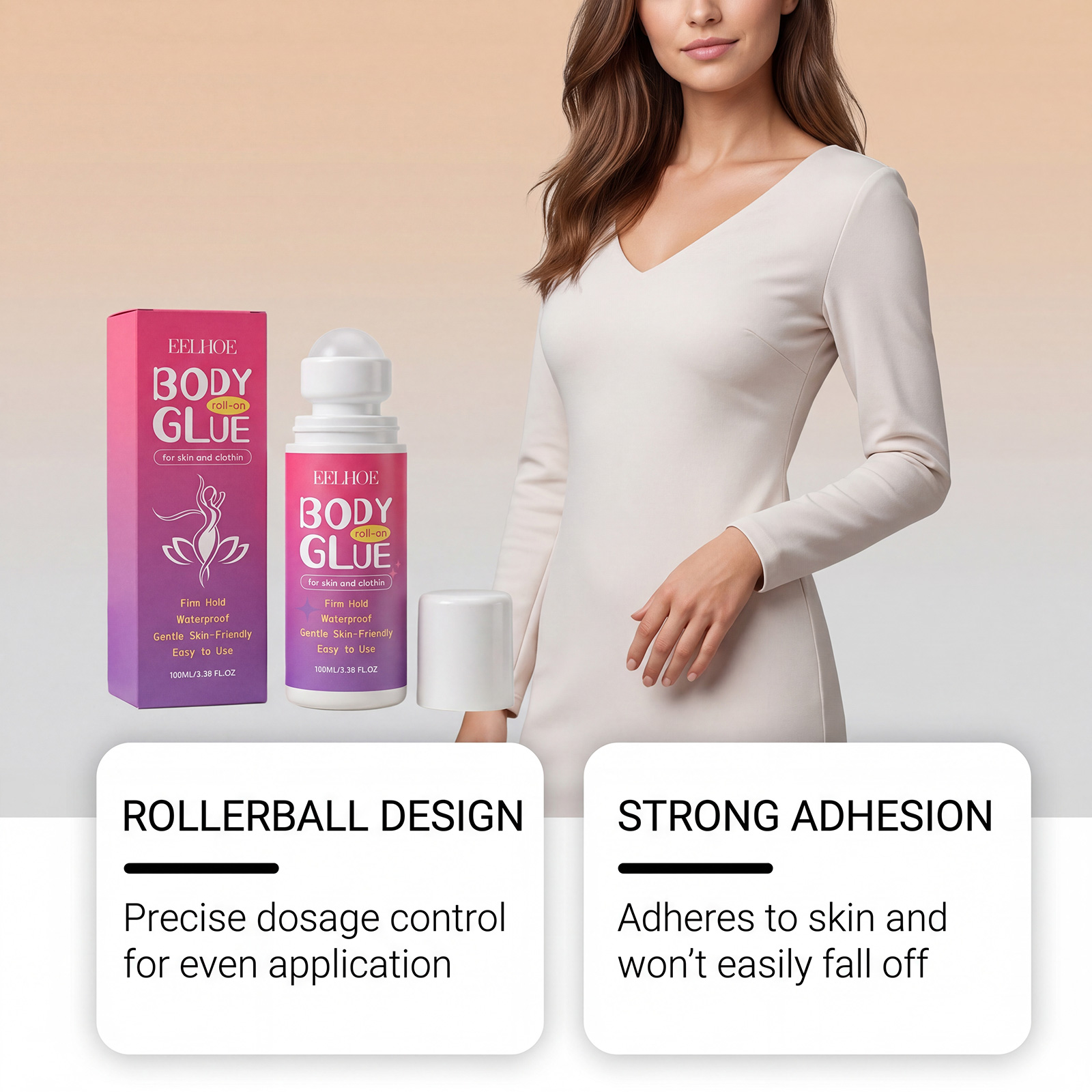 Eelhoe Body Roll-On Glue ให้คว - Body Jewelry Glue บทวิจารณ์และราคา