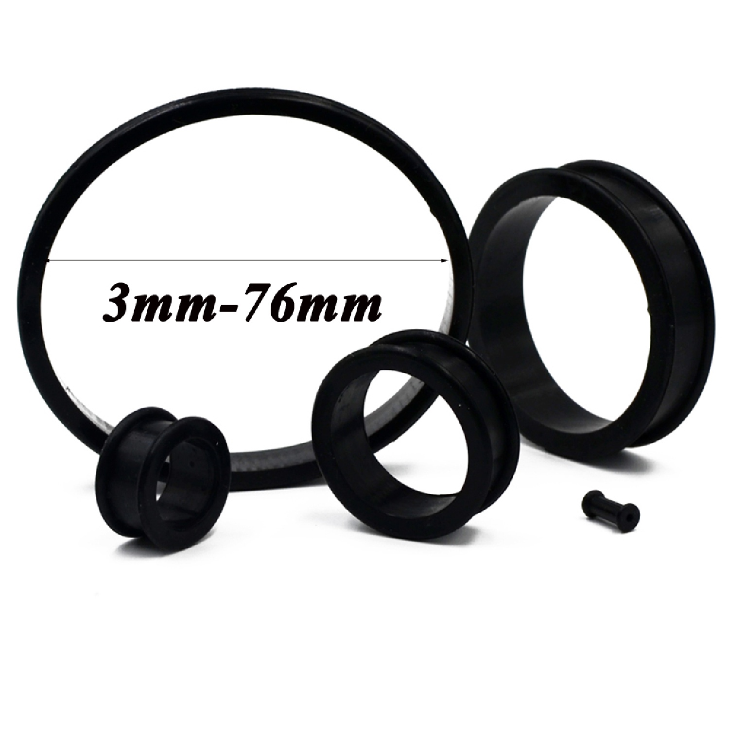 2 ชิ้น Supersize ซิลิโคนยืดหยุ - Body Jewelry Gauges บทวิจารณ์และราคา