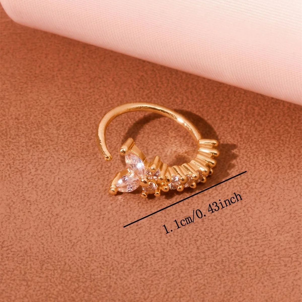 คลิปหนีบจมูกแบบไม่ต้องเจาะรู ด - Body Jewelry Art บทวิจารณ์และราคา