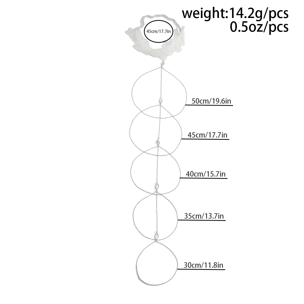 Lacteo สร้อยยาวถึงต้นขาแบบหลาย - Body Jewelry In Bulk บทวิจารณ์และราคา