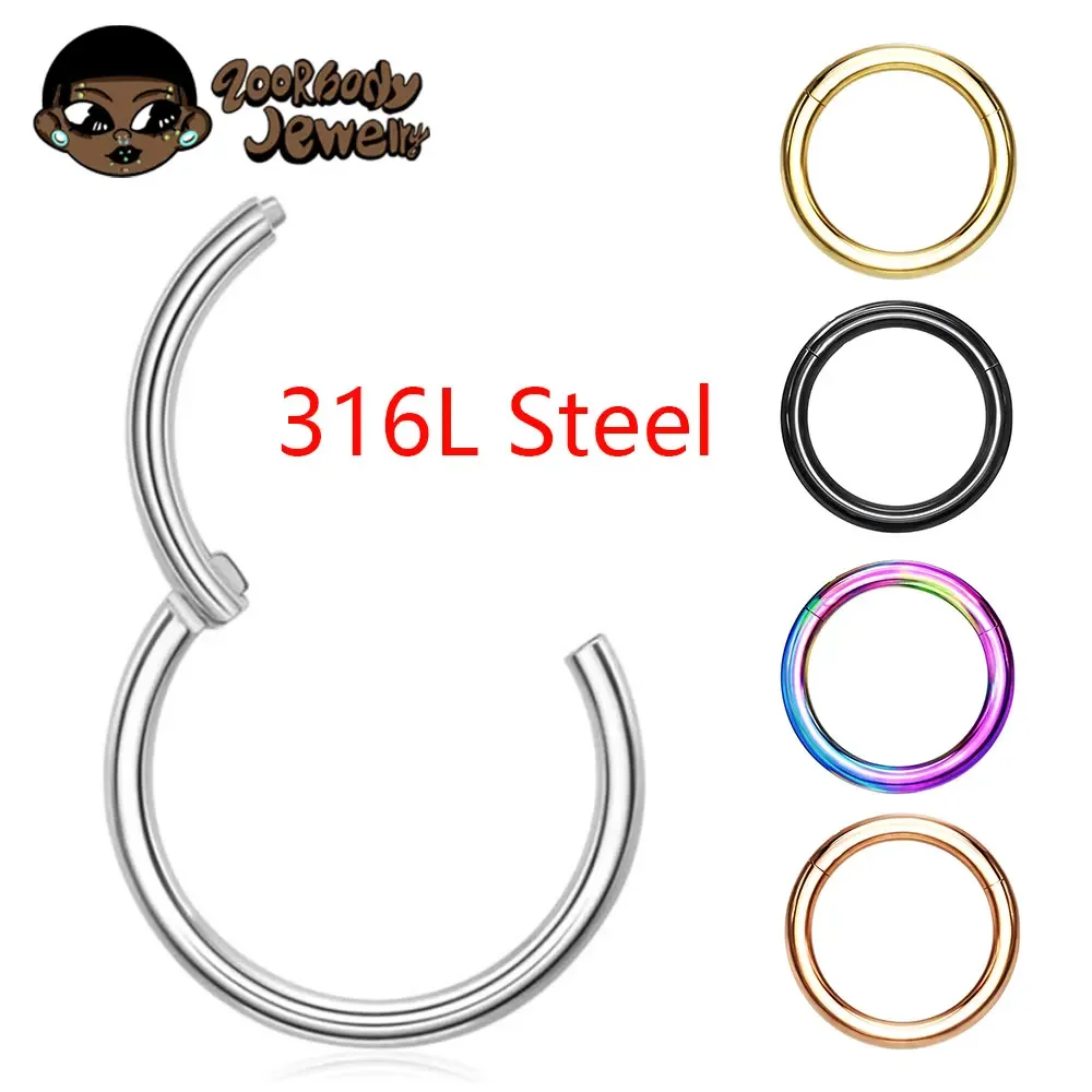 10 ชิ้น 316L สแตนเลสสตีลแหวนจม - Body Jewelry Quality บทวิจารณ์และราคา