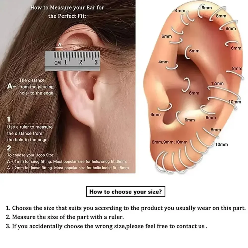 10 ชิ้น 316L สแตนเลสสตีลแหวนจม - Body Jewelry Quality บทวิจารณ์และราคา