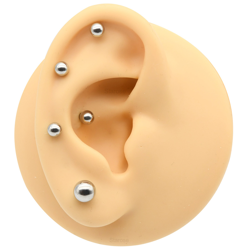1 PC 12G-00G สแตนเลสสตีลตรง Ba - Body Jewelry Gauges บทวิจารณ์และราคา