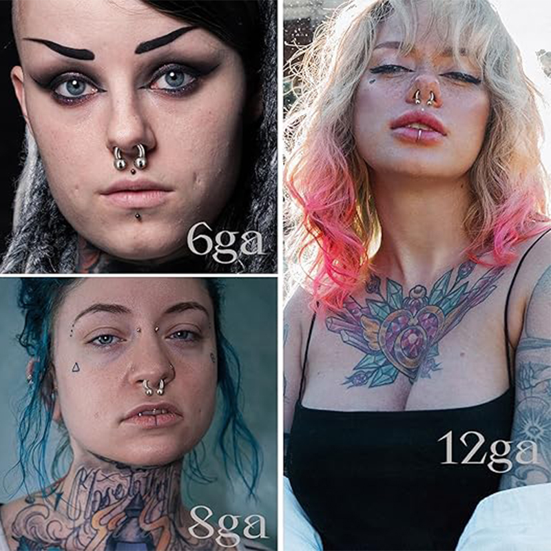 แหวนสแตนเลสขนาดใหญ่ 1 ชิ้น รุ่ - Body Jewelry Gauges บทวิจารณ์และราคา