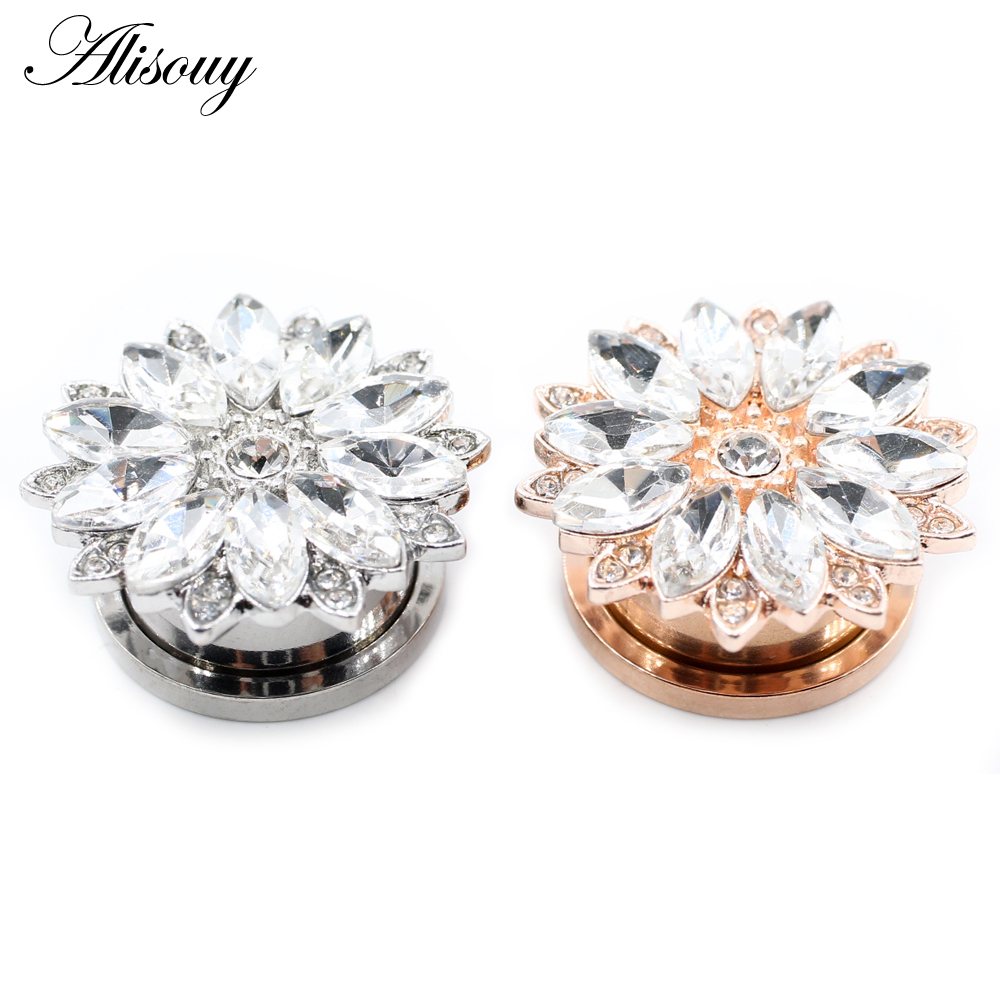 Alisouy 2pcs สแตนเลสดอกไม้ Zir - Body Jewelry Gauges บทวิจารณ์และราคา
