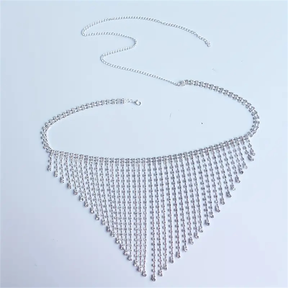 สร้อยคาดเอวพู่ห้อยสีทองเงินสำห - Body Jewelry Art บทวิจารณ์และราคา