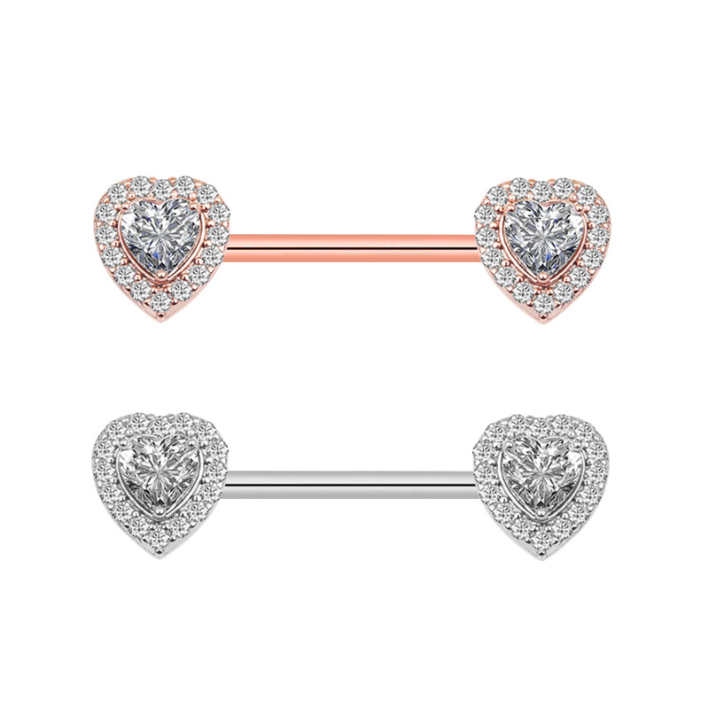 2Pcs คุณภาพสูงหัวนมเจาะบาร์ 31 - Body Jewelry Quality บทวิจารณ์และราคา